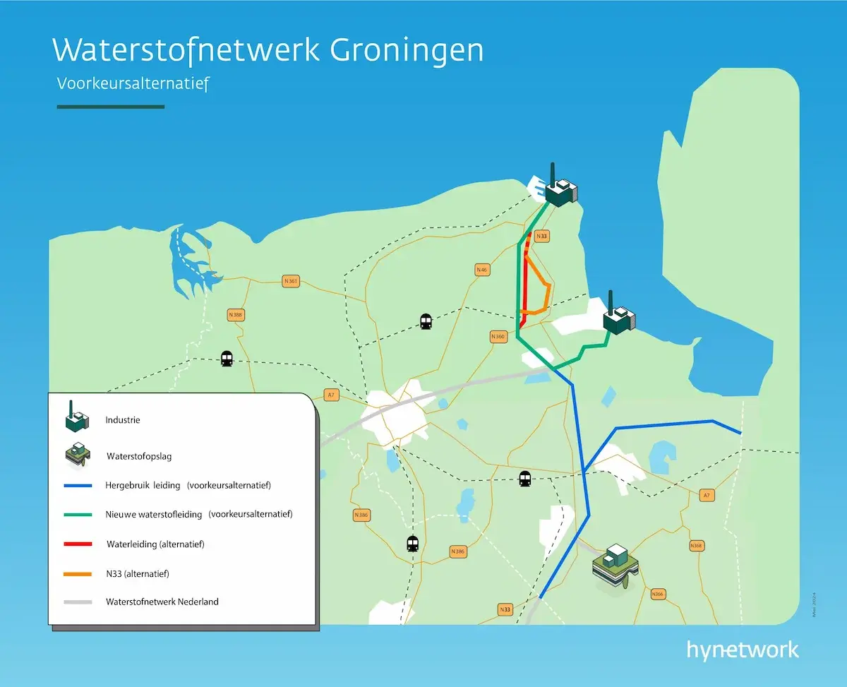 Kaart Groningen
