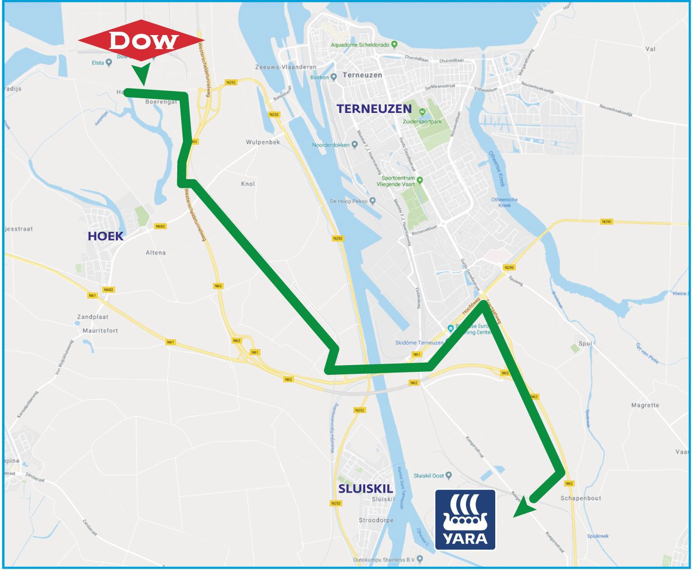 Waterstofleiding Terneuzen