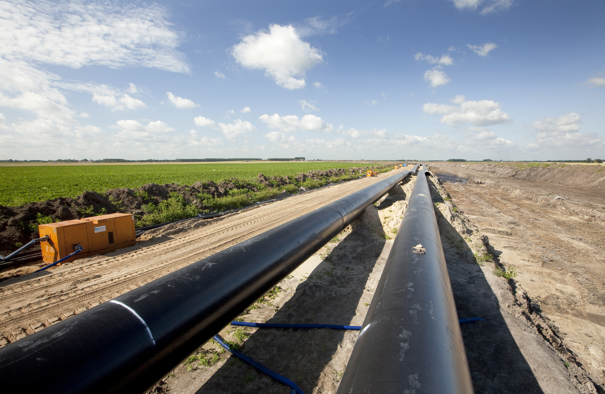 Delta Rhine Corridor aanleg leidingen