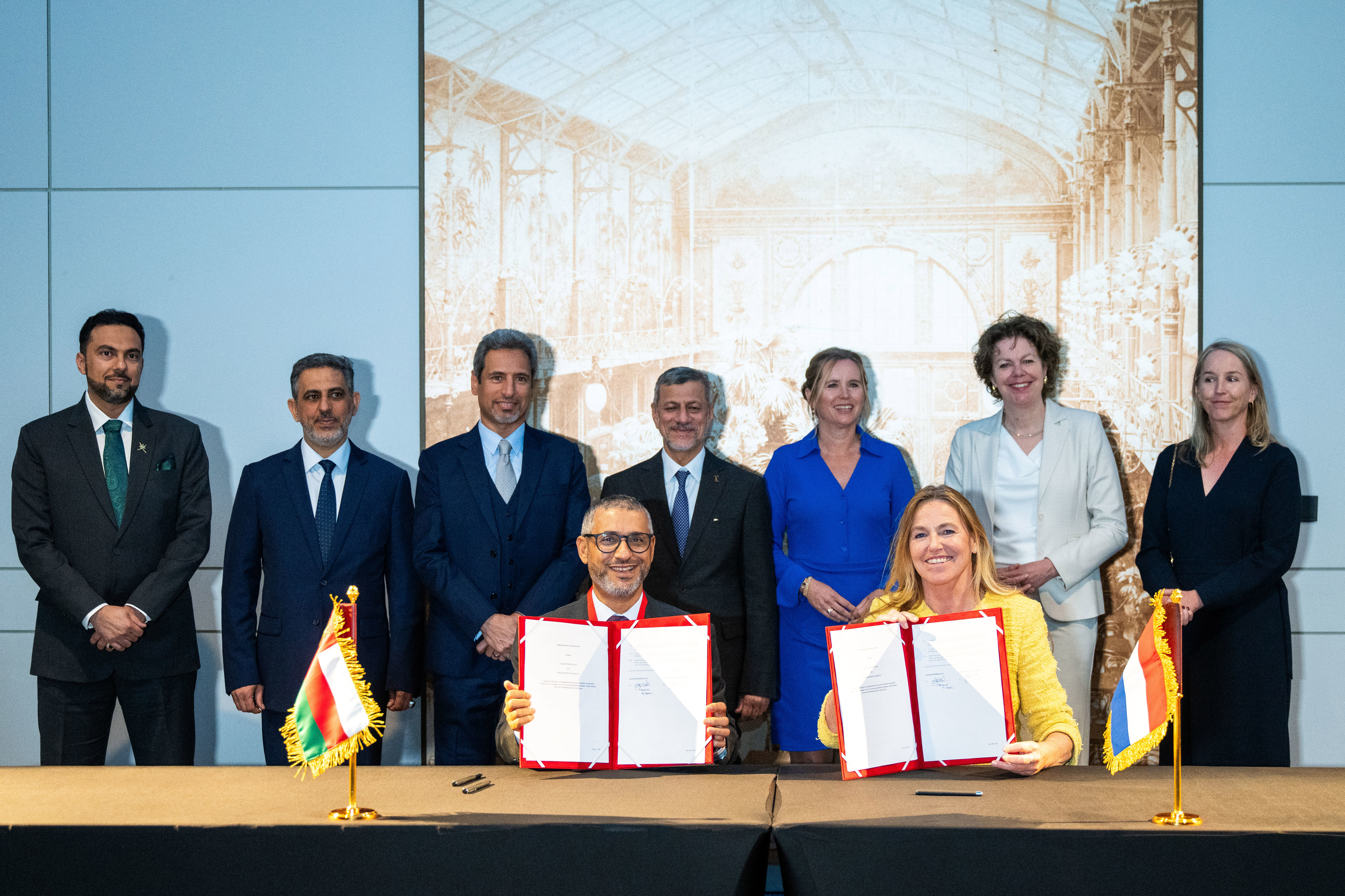 ondertekening import corridor
