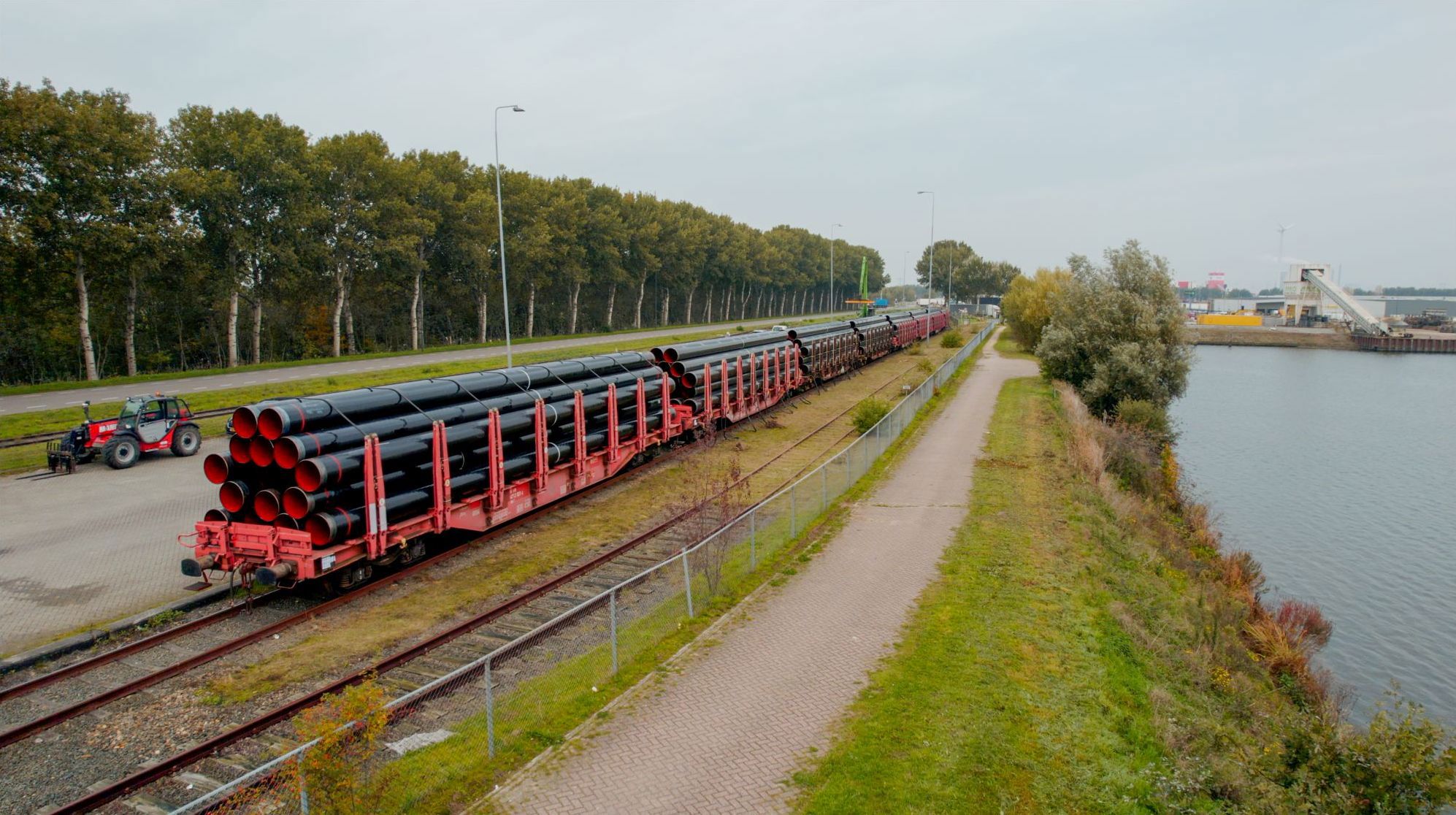 Transport waterstofleidingen