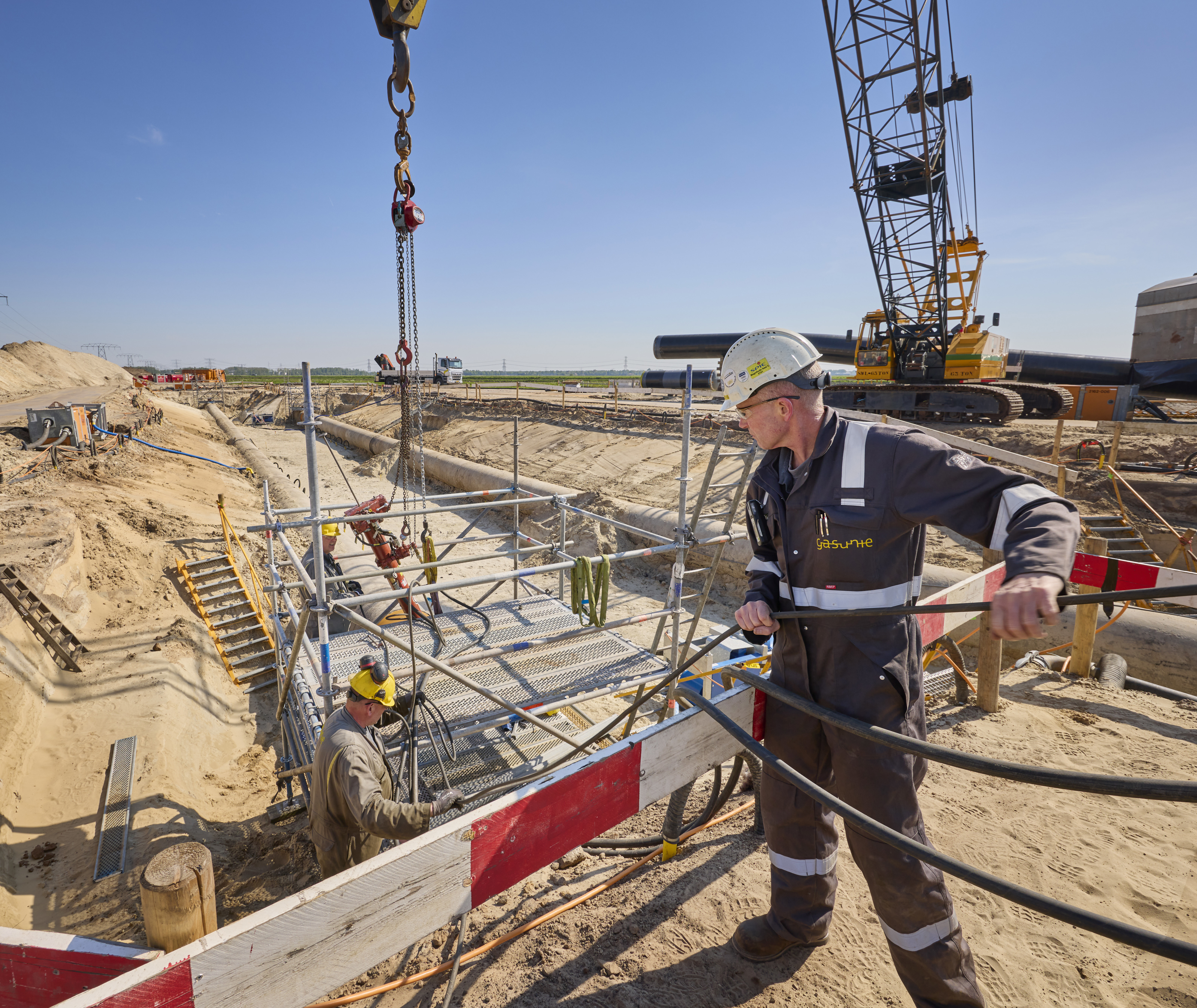 Werkzaamheden bestaande leidingen waterstofnetwerk Limburg