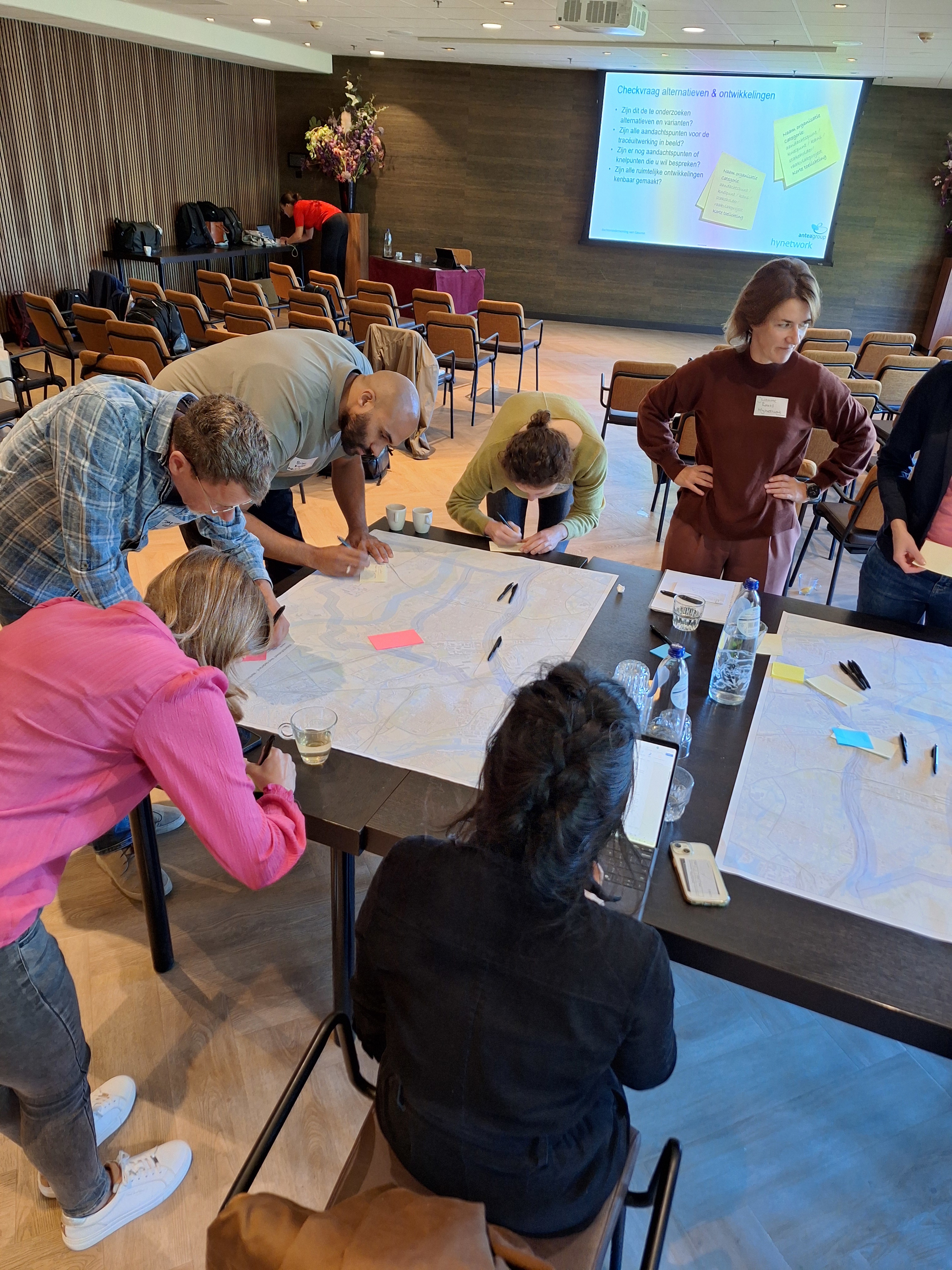 Werksessie waterstofleiding West-Nederland groepopdracht