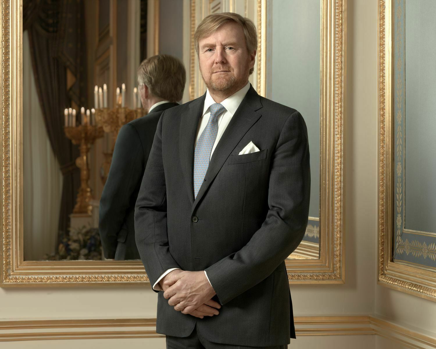 Koning Willem Alexander portret waterstofnetwerk
