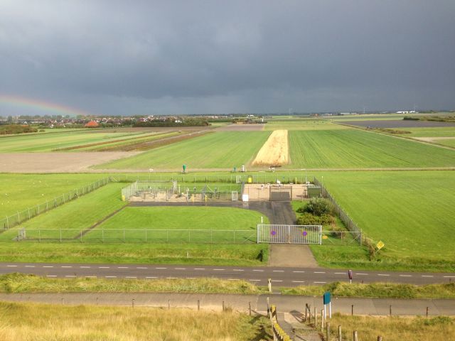 Landbouwgrond afsluiterlocatie Duinweg waterstofnetwerk