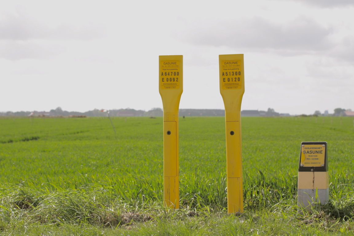 Waterstofnetwerk landbouw grond West-Nederland